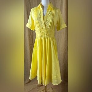 Calvin Klein Yellow Dress